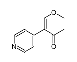 4-methoxy-3-pyridin-4-ylbut-3-en-2-one Structure