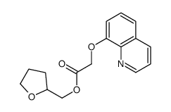 oxolan-2-ylmethyl 2-quinolin-8-yloxyacetate结构式