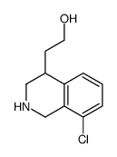 2-(8-chloro-1,2,3,4-tetrahydroisoquinolin-4-yl)ethanol structure