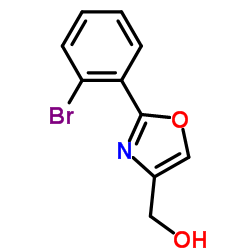 [2-(2-Bromophenyl)-1,3-oxazol-4-yl]methanol structure