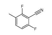 2,6-DIFLUORO-3-METHYLBENZONITRILE Structure