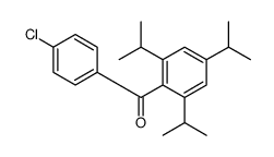 (4-chlorophenyl)-[2,4,6-tri(propan-2-yl)phenyl]methanone Structure