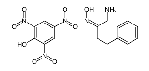 N-(1-amino-4-phenylbutan-2-ylidene)hydroxylamine,2,4,6-trinitrophenol结构式