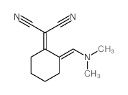 2-[(2E)-2-(dimethylaminomethylidene)cyclohexylidene]propanedinitrile结构式