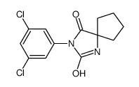 3-(3,5-dichlorophenyl)-1,3-diazaspiro[4.4]nonane-2,4-dione结构式