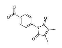 3,4-dimethyl-1-(4-nitrophenyl)pyrrole-2,5-dione Structure