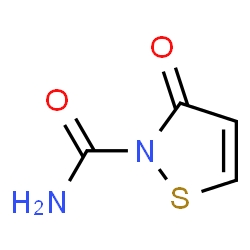 2(3H)-Isothiazolecarboxamide,3-oxo-(9CI) structure