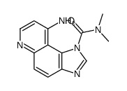 9-amino-N,N-dimethylimidazo[4,5-f]quinoline-1-carboxamide Structure