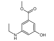 methyl 3-(ethylamino)-5-hydroxybenzoate结构式