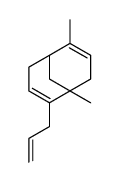 2,5-dimethyl-6-prop-2-enylbicyclo[3.3.1]nona-2,6-diene Structure