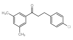 3-(4-CHLOROPHENYL)-3',5'-DIMETHYLPROPIOPHENONE structure