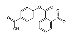 4-(2-nitrobenzoyl)oxybenzoic acid结构式