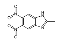 2-methyl-5,6-dinitro-1H-benzoimidazole结构式