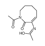 N-(1-acetyl-8-oxo-2,3,4,5-tetrahydroazocin-7-yl)acetamide结构式