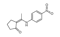 2-[1-(4-nitroanilino)ethylidene]cyclopentan-1-one Structure