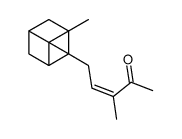 5-(6,6-dimethyl-4-bicyclo[3.1.1]heptanyl)-3-methylpent-3-en-2-one Structure