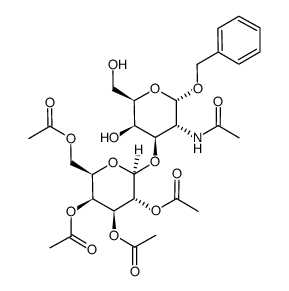 Benzyl2-acetamido-3-O-(2,3,4,6-tetra-O-acetyl-b-D-galactopyranosyl)-2-deoxy-a-D-galactopyranoside picture