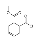 3-Cyclohexene-1-carboxylic acid, 6-(chloroformyl)-, methyl ester (7CI) Structure