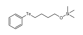 Benzene, [[4-[(trimethylsilyl)oxy]butyl]telluro] Structure