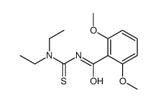 N-(diethylcarbamothioyl)-2,6-dimethoxybenzamide Structure