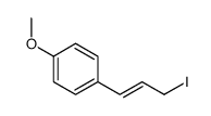 1-(3-iodoprop-1-enyl)-4-methoxybenzene Structure