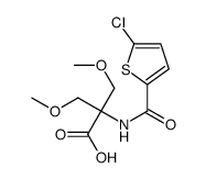 2-[(5-chlorothiophene-2-carbonyl)amino]-3-methoxy-2-(methoxymethyl)propanoic acid结构式