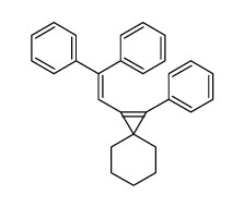1-(2,2-diphenylethenyl)-2-phenylspiro[2.5]oct-1-ene结构式