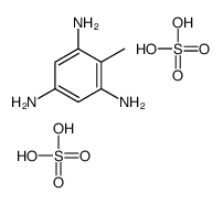 2-methylbenzene-1,3,5-triamine,sulfuric acid Structure