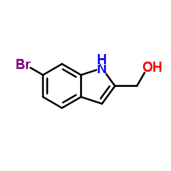 (6-Bromo-1H-indol-2-yl)methanol Structure