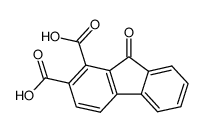 9-oxo-fluorene-1,2-dicarboxylic acid Structure