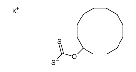 O-cyclododecyl hydrogen dithiocarbonate , potassium salt结构式