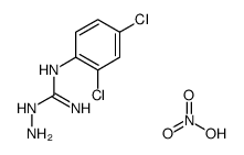 1-amino-2-(2,4-dichlorophenyl)guanidine,nitric acid Structure