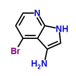 4-Bromo-1H-pyrrolo[2,3-b]pyridin-3-amine Structure