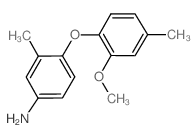 4-(2-methoxy-4-methylphenoxy)-3-methylaniline Structure