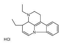 3,4-diethyl-2,3,3a,4-tetrahydro-1H-indolo[3,2,1-de][1,5]naphthyridine hydrochloride结构式