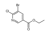 5-溴-6-氯烟酸乙酯结构式