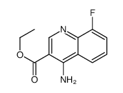 ethyl 4-amino-8-fluoroquinoline-3-carboxylate Structure