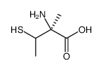 (2S)-2-amino-2-methyl-3-sulfanylbutanoic acid Structure