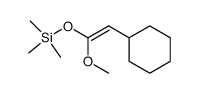 ((2-cyclohexyl-1-methoxyvinyl)oxy)trimethylsilane Structure