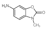 6-氨基-3-甲基苯并[d]恶唑-2(3H)-酮结构式