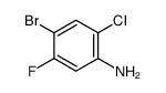 4-bromo-2-chloro-5-fluoroaniline structure