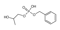 phosphoric acid benzyl ester-(2-hydroxy-propyl ester)结构式