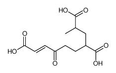 2-Methyl-4-carboxy-decen-(8)-on-(7)-disaeure-(1,10)结构式