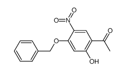 1-(4-benzyloxy-2-hydroxy-5-nitro-phenyl)-ethanone Structure