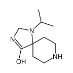 1-propan-2-yl-1,3,8-triazaspiro[4.5]decan-4-one结构式