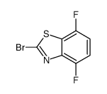 2-Bromo-4,7-difluoro-1,3-benzothiazole Structure
