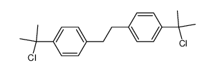 4,4'-bis-(α-chloro-isopropyl)-bibenzyl Structure