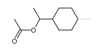 1-acetoxy-1-(4-methyl-cyclohexyl)-ethane结构式