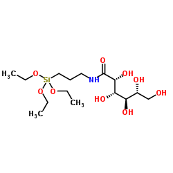 n-(3-triethoxysilylpropyl)gluconamide structure