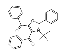 3-tert-Butyl-4,5-dibenzoyl-2-phenyl-4-oxazoline结构式